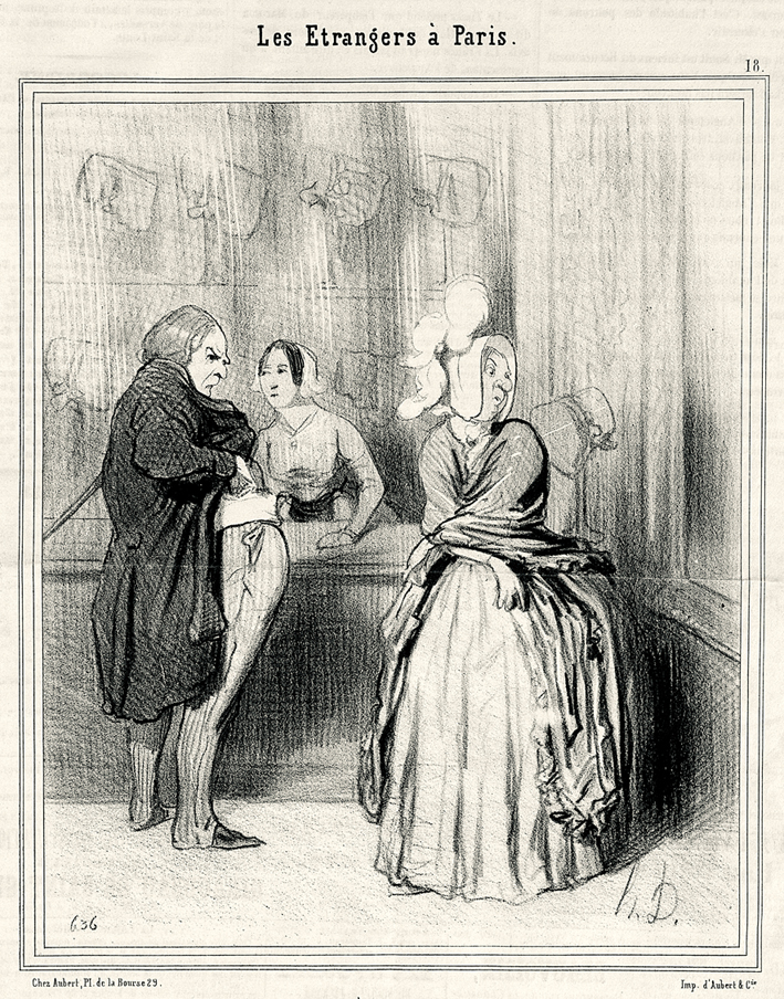  奥诺雷·杜米埃 Honore Daumier ——这指的是巴黎的帽子